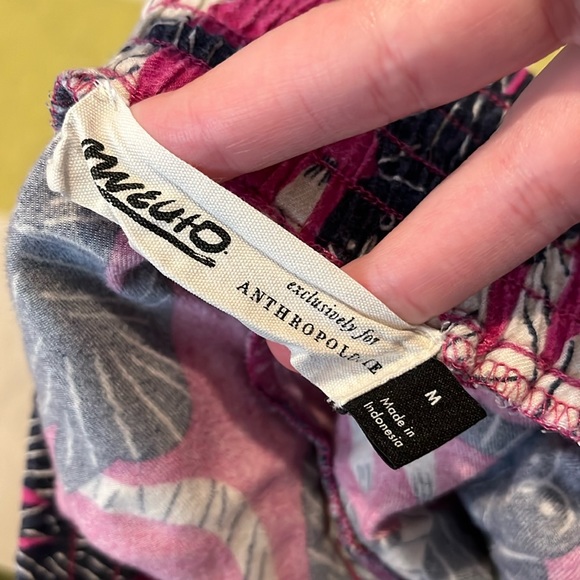 Anthro Flannel Pj Shorts - Picture 2 of 2